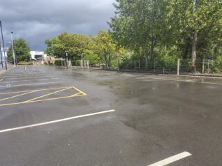 Image of new Cleethorpes Market location. Boating Lake car park