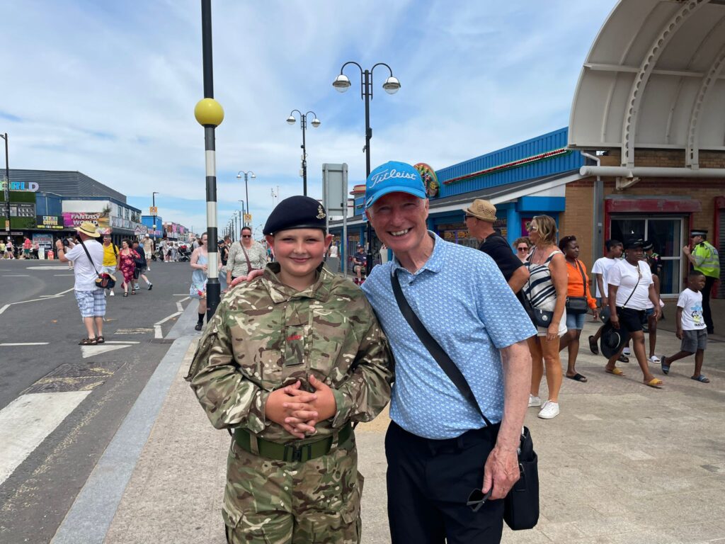 “I’m so proud of him”: veteran Grandad and cadet Grandson revel in Armed Forces Day         