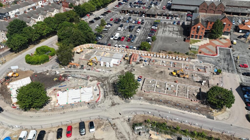 Alexandra Dock housing site July 2026
