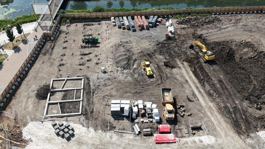 Alexandra Dock housing site July 2026