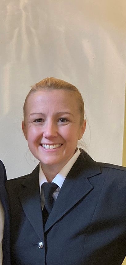 Woman smiling