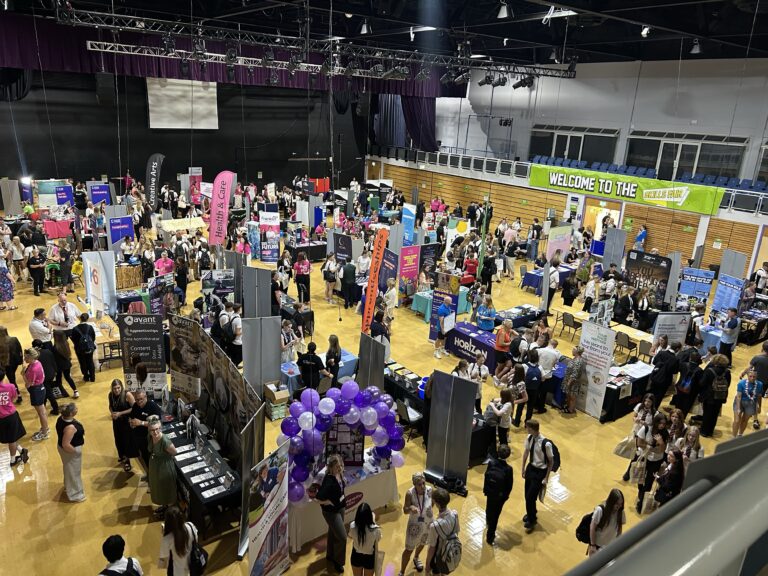 Young people at an event