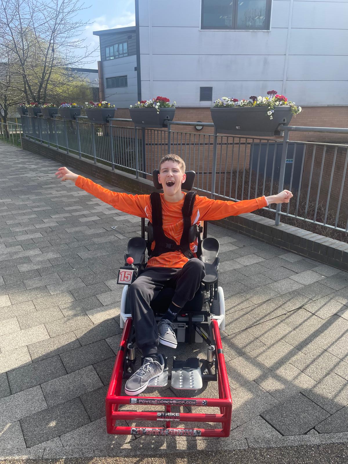 Young Athlete Surmounts Challenges to Shine in Powerchair Football