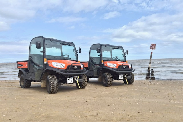 Beach buggy on beach
