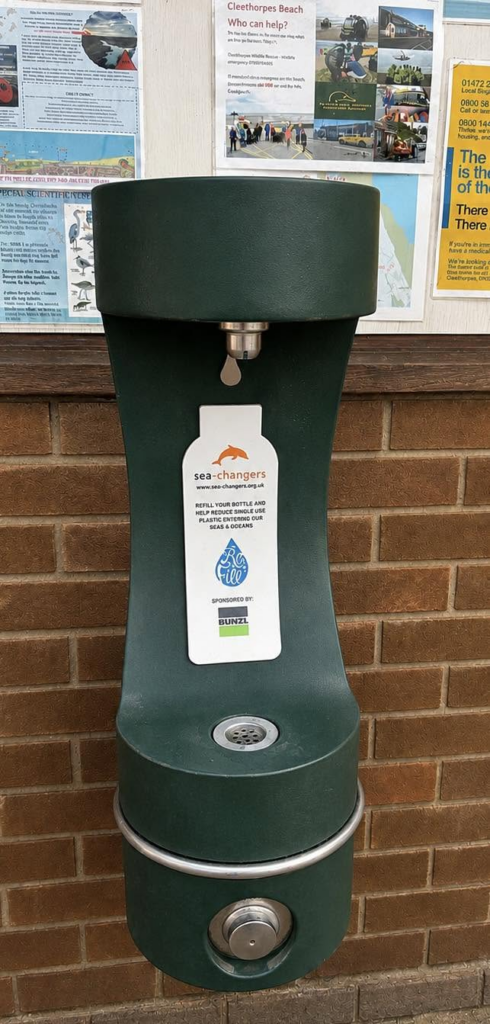 Refillable water station