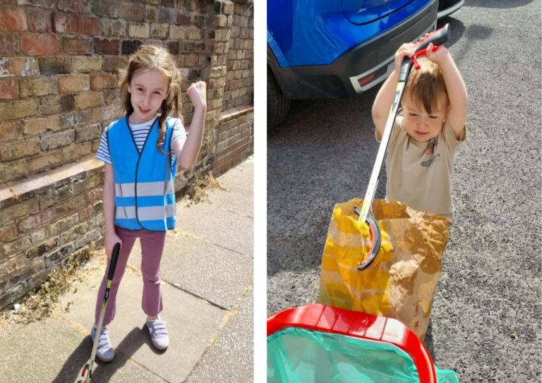 Meet the Cleethorpes brother and sister keeping the coast clean