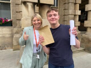 Ann-Marie Matson pictured with Matthew Armitage