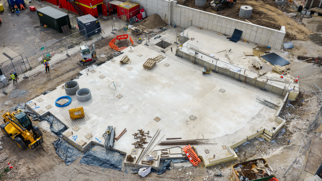Sea Road concrete slab