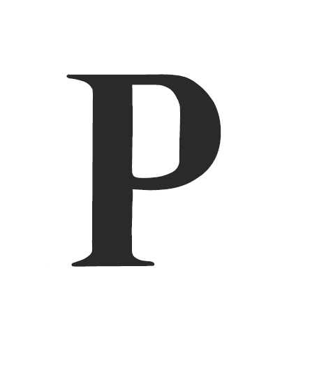 Letter P in grimsby alphabet