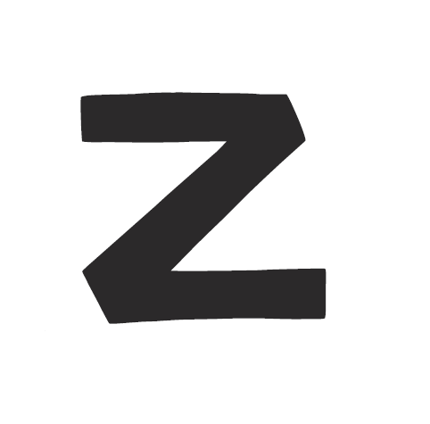 Letter Z in grimsby alphabet