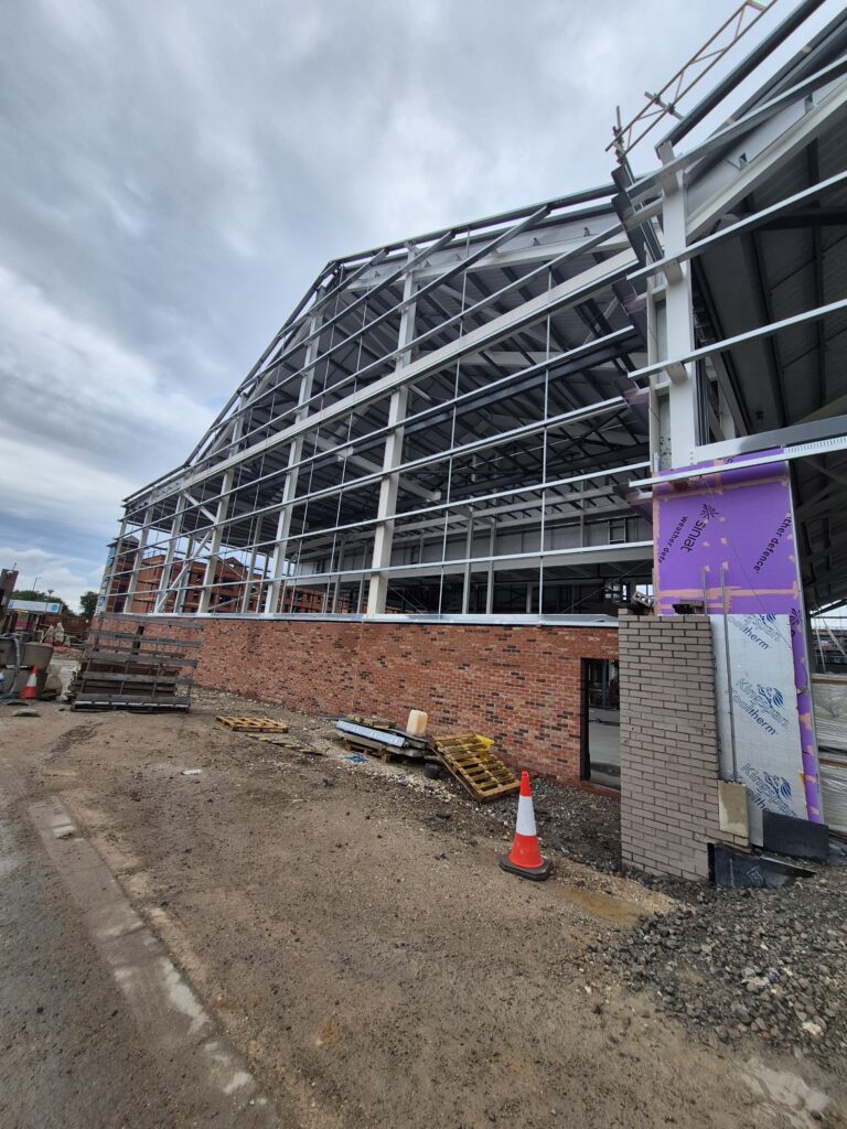 Sep 2026 - Brickwork at the rear of leisure box