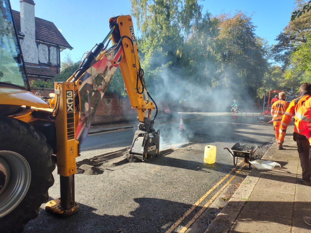 Road repairs progressing well on Welholme Road