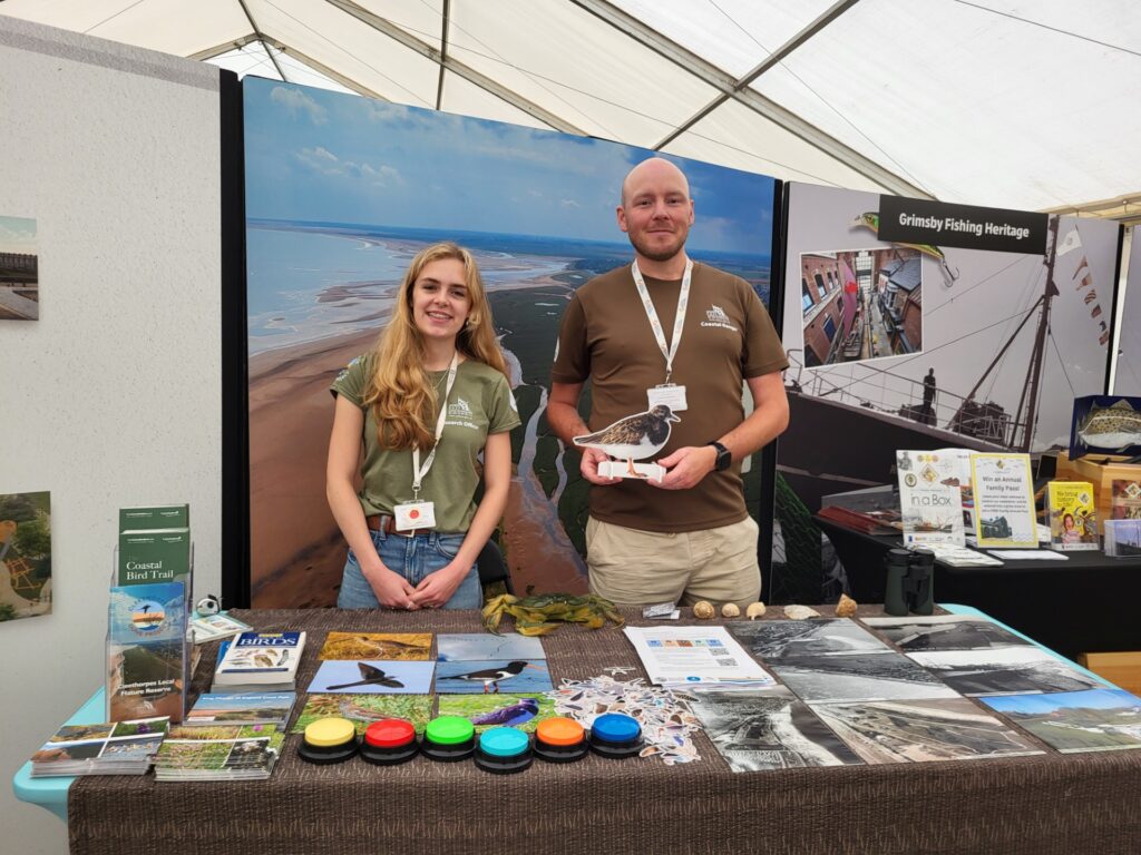Two people at the Lincolnshire Show