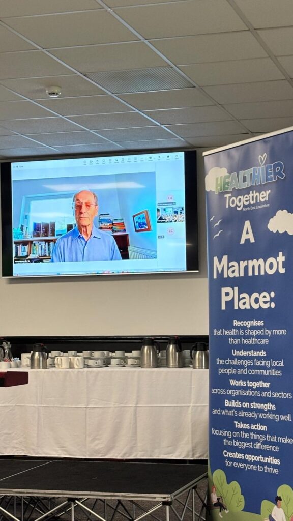 Public health expert Professor Sir Michael Marmot helps launch landmark fairer health initiative in North East Lincolnshire