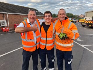 Hayden supported internship with team